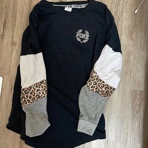 Victoria Secret PINK leopard print pullover